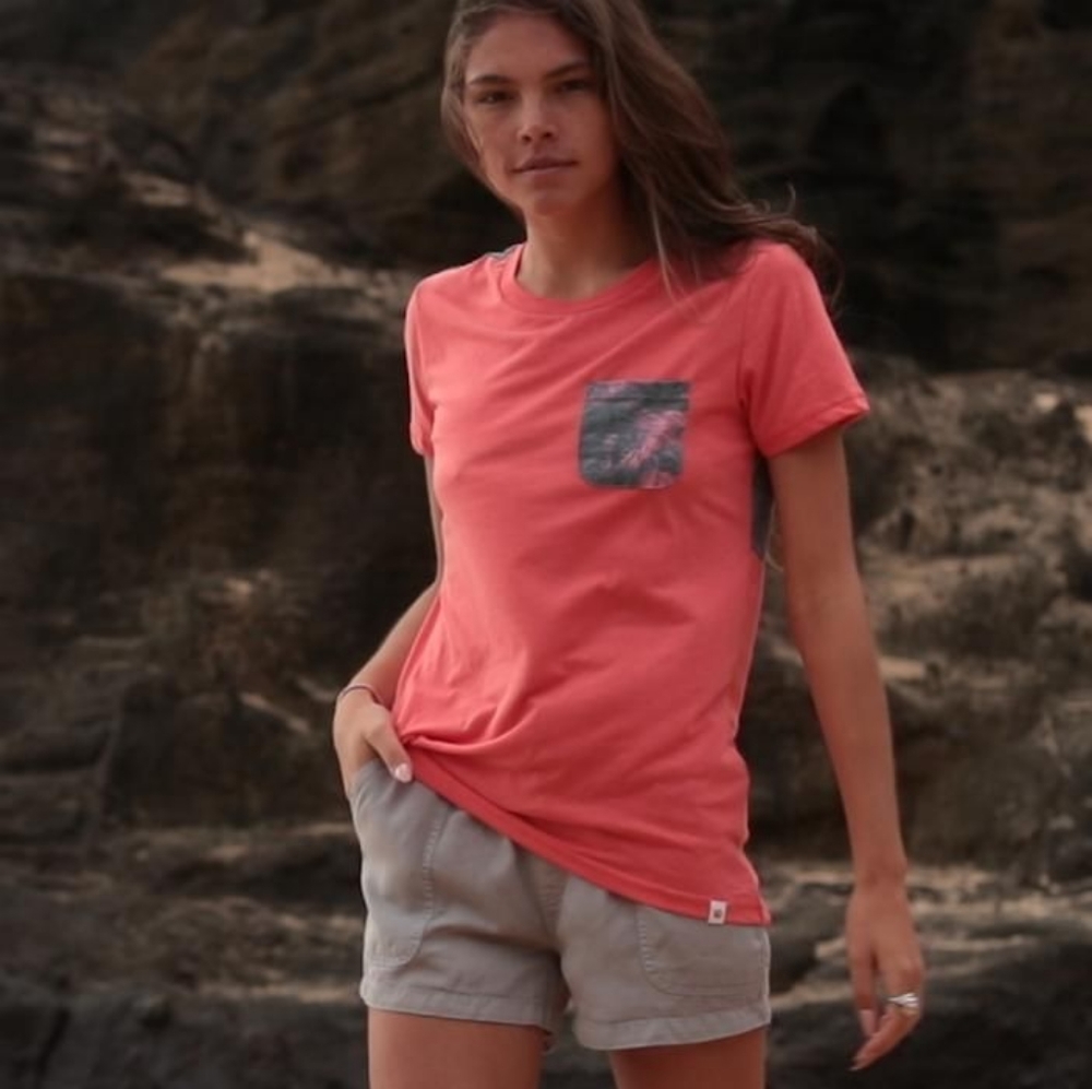 Coral Palm Tee